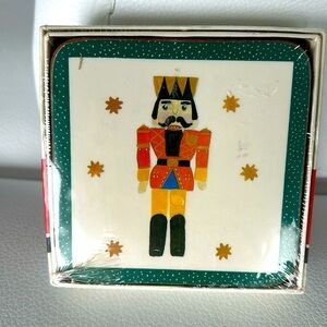Pimpernel coasters, new in box, 6 toy soldiers